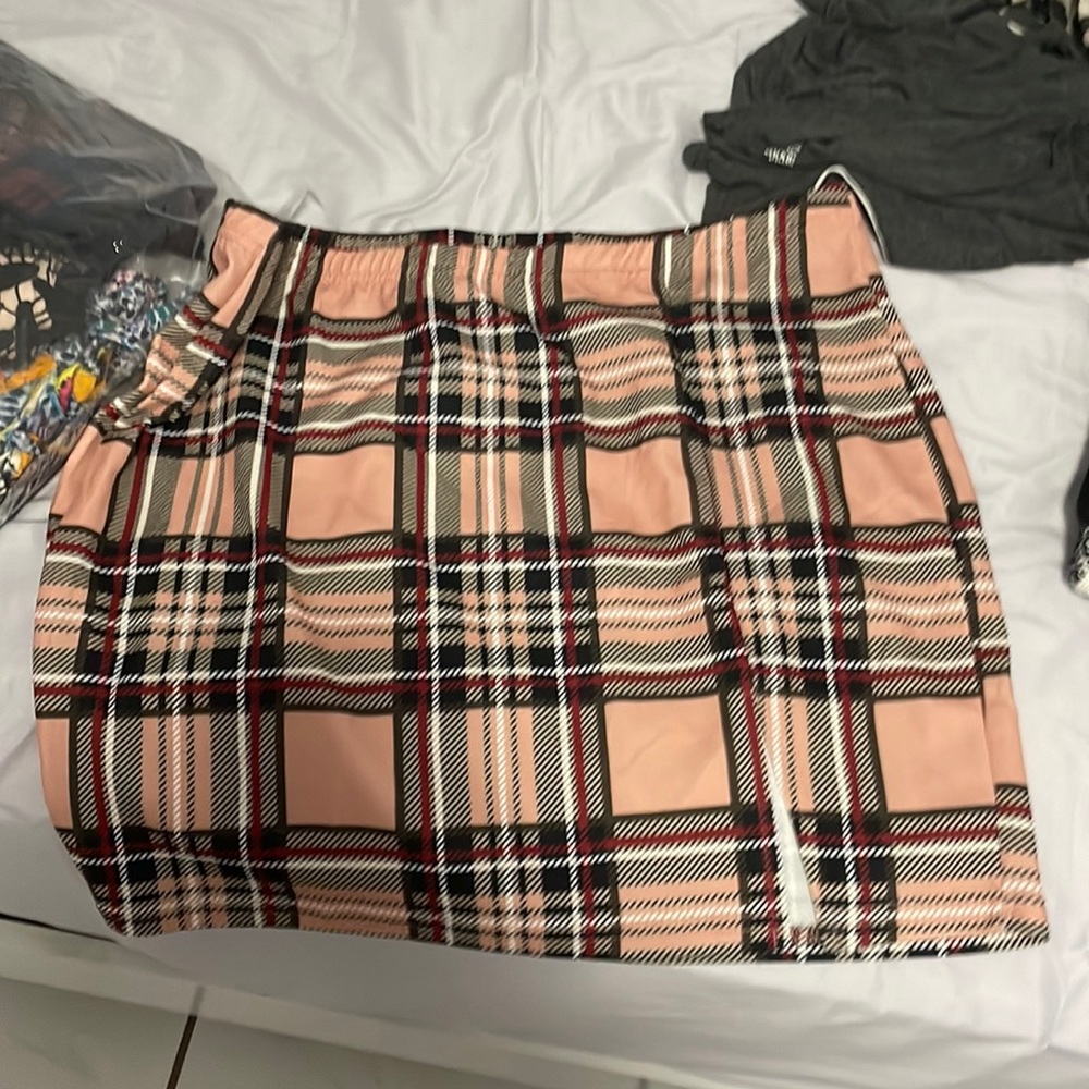 Plaid skirt